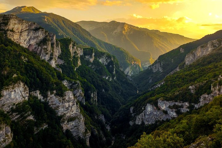 Sunset at Rakitnica canyon